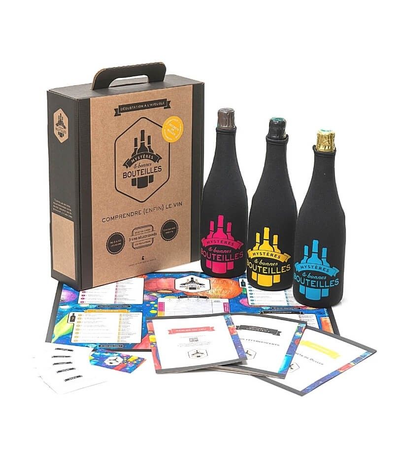 [MYBOU01] Coffret jeu de dégustation de vin (Incontournable vin rouge série 3)