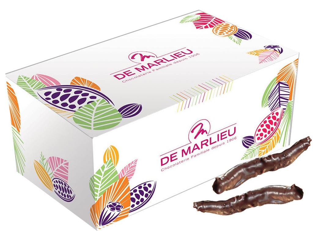 [NOEL2021118] Spécialités, ballotins et palets chocolat - DE MARLIEU (S59 | Ballotin Chardons bleus praliné (sans alcool) - 180g)