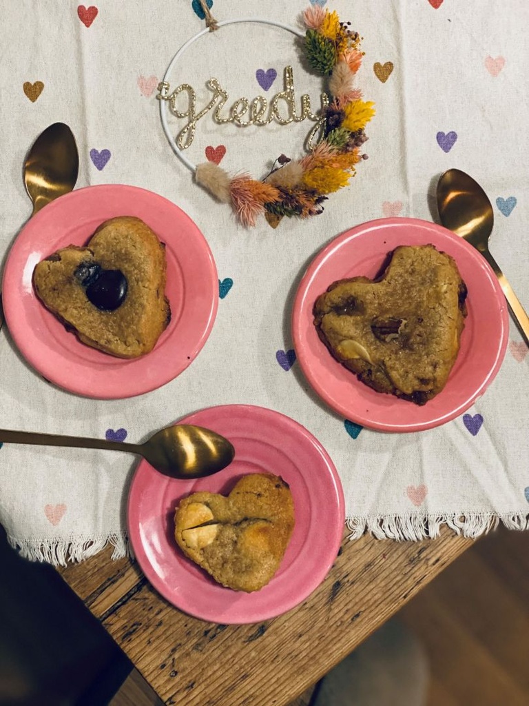 Cookie en forme de coeur - GREEDY COOKIES