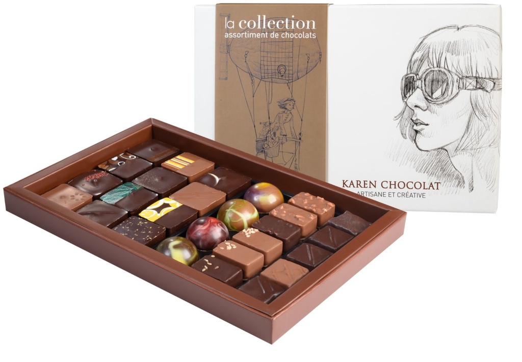 Boîte collection – 52 chocolats (410g)